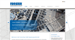 Desktop Screenshot of forster-systemverbau.de