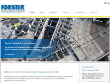 Tablet Screenshot of forster-systemverbau.de